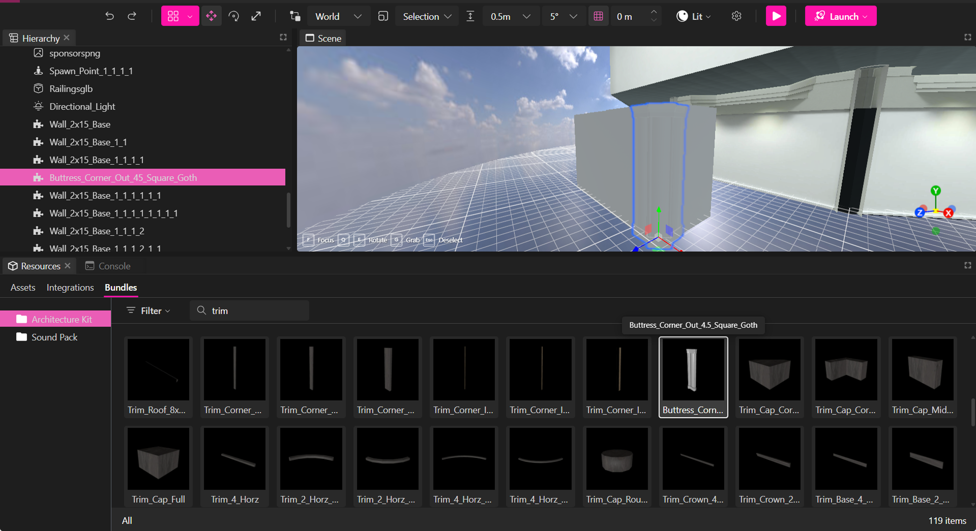 Architecture Kit Trim Panel