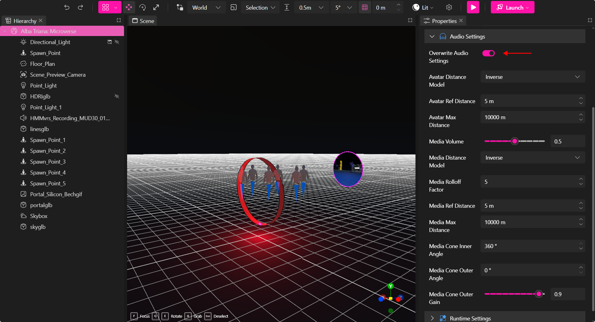 Audio Zones Example Image 1